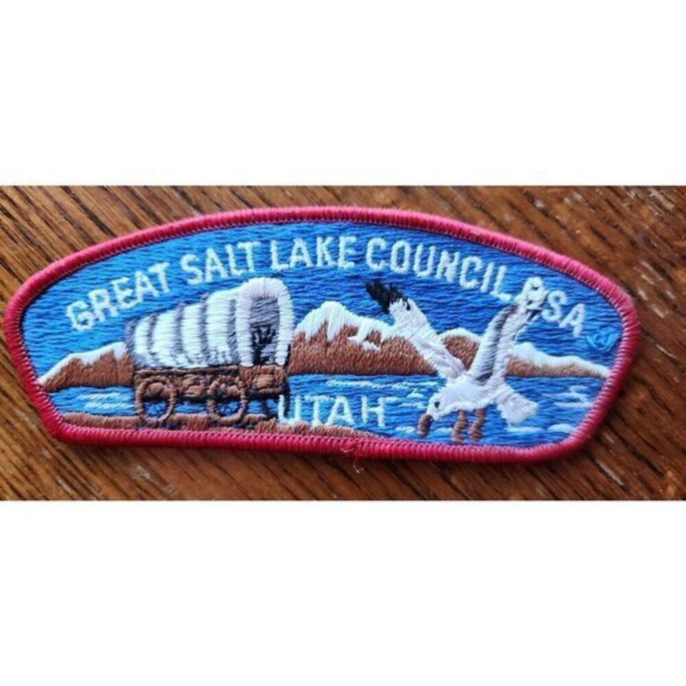 VTG Great Salt Lake Council cloth back BSA CSP Patch NOS
